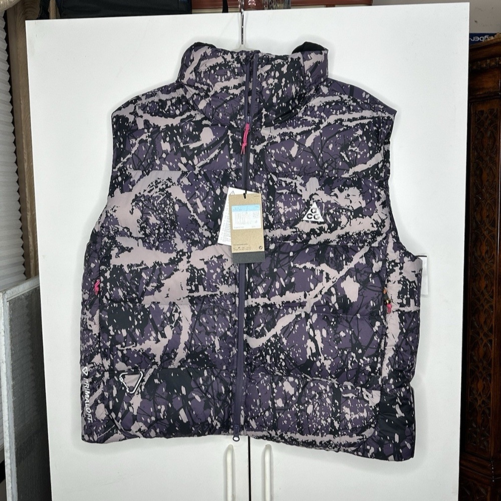 Nike ACG Lunar Lake Therma FIT ADV Vest Womens Medium Purple FV7331-573 NEW